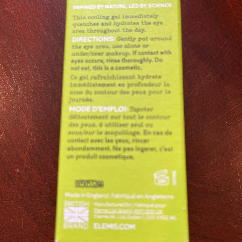 Elemis Superfood Matcha Eye Dew - Refreshing Green Eye Gel - Picture 3 of 4
